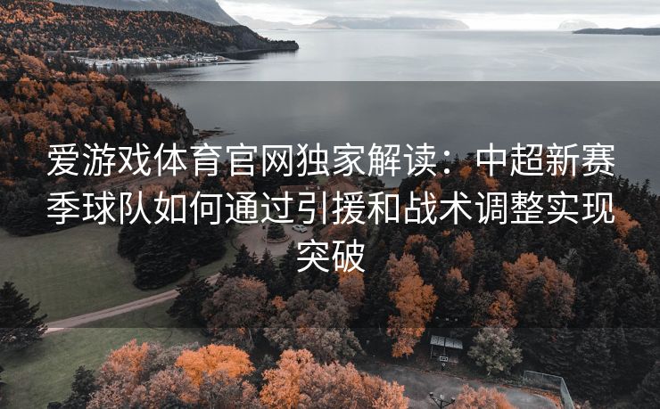 爱游戏体育官网独家解读:中超新赛季球队如何通过引援和战术调整实现突破 爱游戏体育官网独家解读:中超新赛季球队如何通过引援和战术调整实现突破